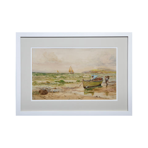 Coastal Landscape with Boats