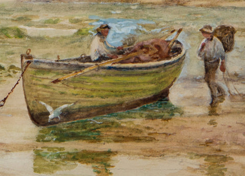 Coastal Landscape with Boats