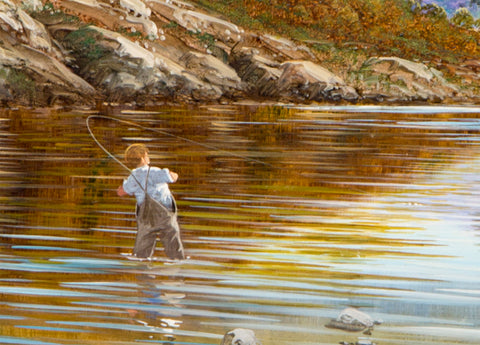 Fine Day for Angling Derwent Water