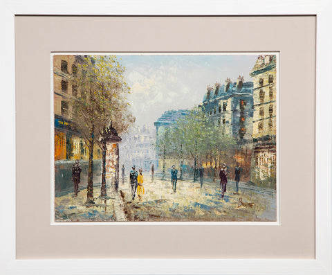 Parisian Street Scene by Caroline Burnett